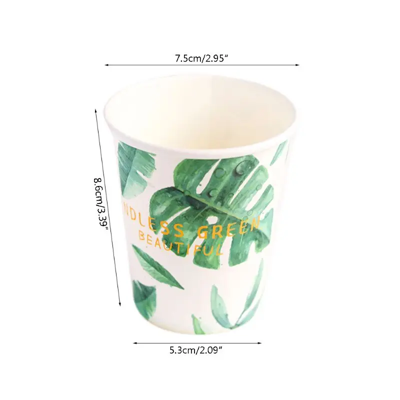 100pcs Fashion disposable cups party decorations paper cups party supplies