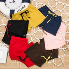 New Style Men And Women Children Pure Cotton Short Shorts Children Versatile Solid Color Big Boy Spring And Summer Shorts