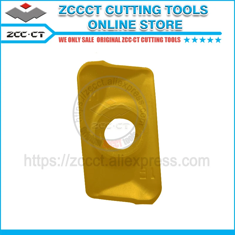 10pcs ZCC milling cutter APKT11T316-PM YBM251 ZCC APKT11T3 APKT11T316 ZCC.CT Cemented Carbide milling Tool Insert