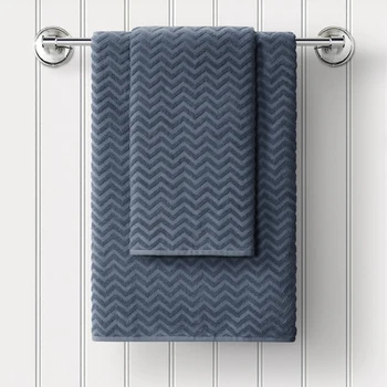 

Terry towel Guten Morgen Zigzag color: Ocean