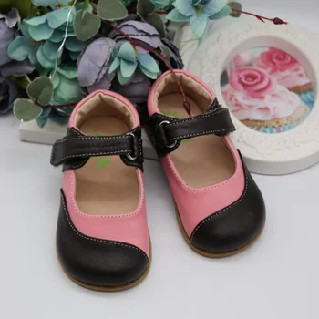 

TipsieToes Brand High Quality Genuine Leather Stitching Kids Children Shoes Barefoot Girls 2020 Spring New Arrival