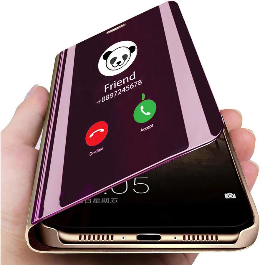 Умный зеркальный чехол для телефона для samsung Galaxy Note 10 A50 S10 S8 S9 S6 S7 Edge Plus S10e M20 M10 A30 A10 A20 A40 A70 A5 крышка