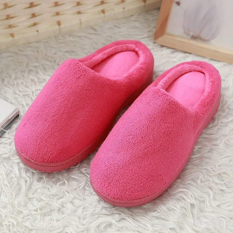 

Couple Home Slippers Home Cute Warm Cotton Slippers