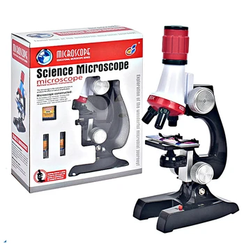 

Microscope Lab LED 100X 1200X Home School Science Student Educational Toy Refined Biological Microscope For Kids Childen Gift