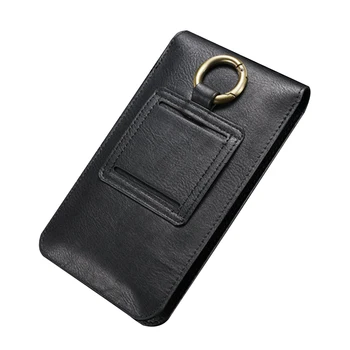 

2019 Hot Universal Outdoor Hanging Phone Bag Faux Leather Waist Bag Durable Fanny Pack for iPhone 6P 7P 8P барсетка