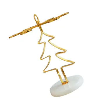 

1pc Christmas Tree Shaped Wine Glass Rack Goblet Stand for Christmas Party