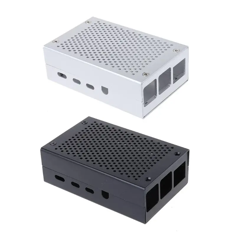 

1Set Aluminum Case Metal Protective Enclosure for Raspberry Pi 4 Model B Kit E65A