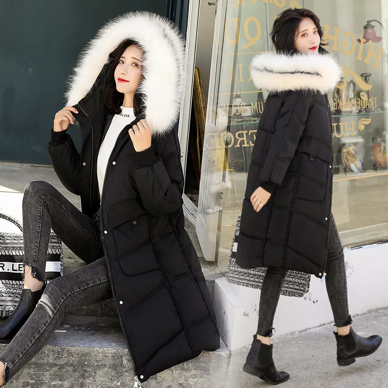 

Workwear down Jacket Cotton-padded Clothes Women's 2019 Autumn And Winter New Style Large Size Slimming Elegant Thick Cotton-pad