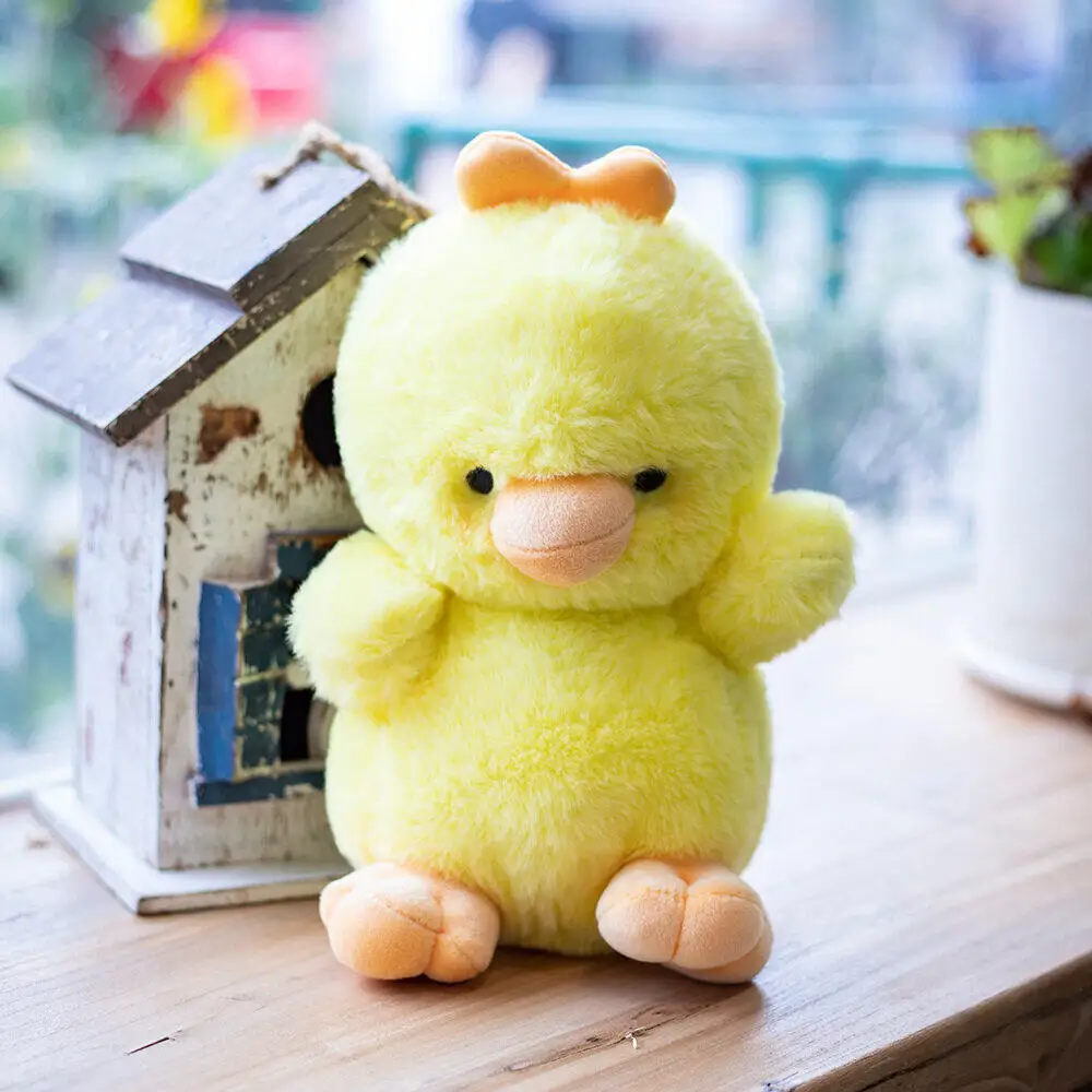 Милая плюшевая игрушка в виде цыпленка слона медведя 25 см | Игрушки и хобби