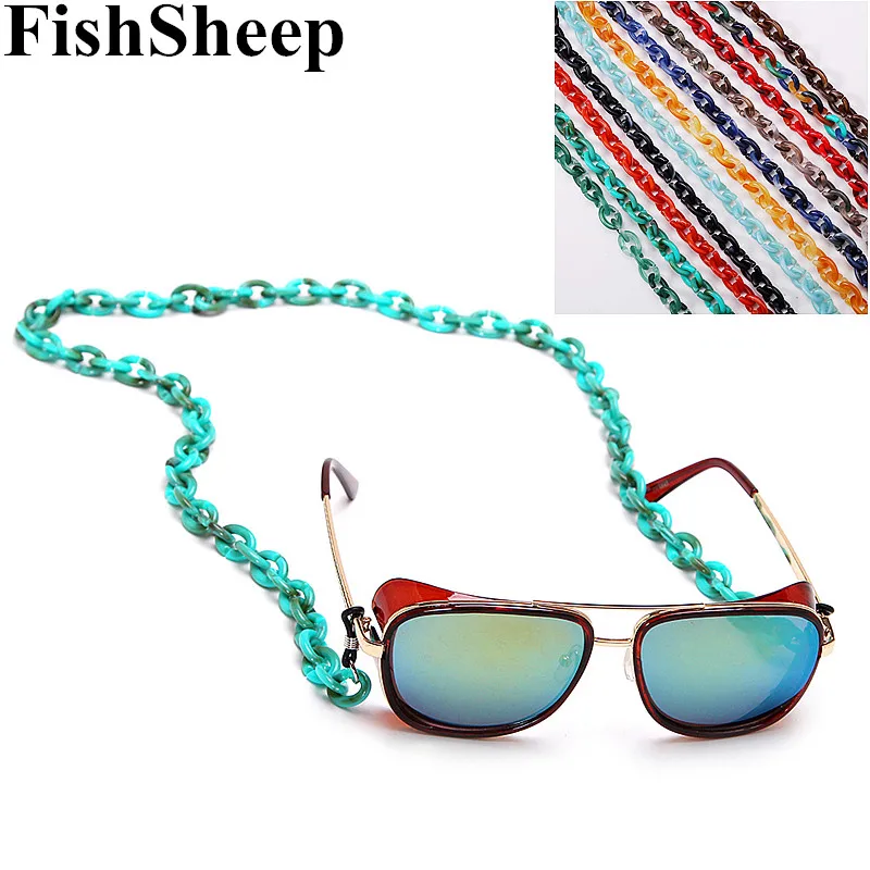 Цепочка для очков FishSheep регулируемая из акрила 70 см | Аксессуары одежды