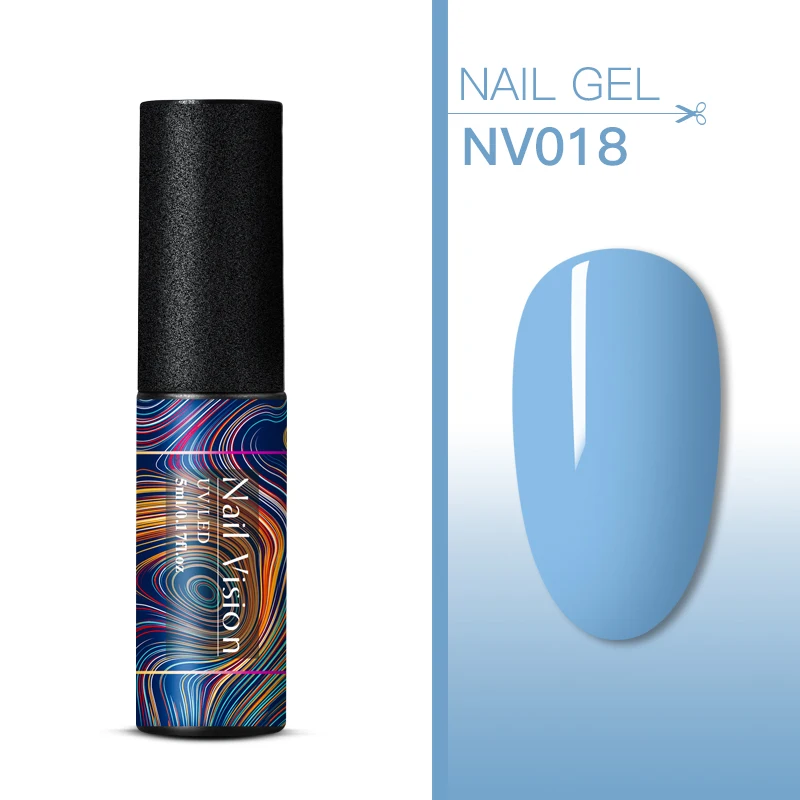 Nail Vision набор однотонных гелей для ногтей 176 цветов УФ-Гель-лак 5 мл полуперманентный лак для маникюра - Цвет: HHS06613