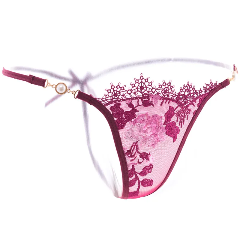 Прямая поставка нижнее белье с подвеской Мягкая Вышивка цветочные кружевные
