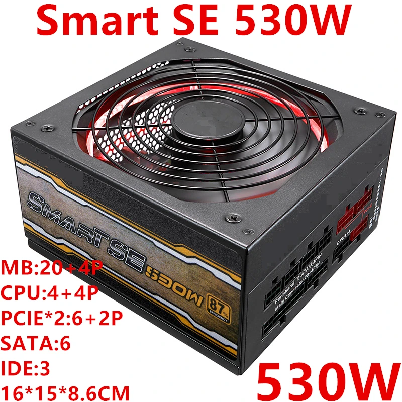 Новый PSU для Thermaltake(Tt) брендовый ослепляющий шаблон красный/зеленый Riing Fan игра