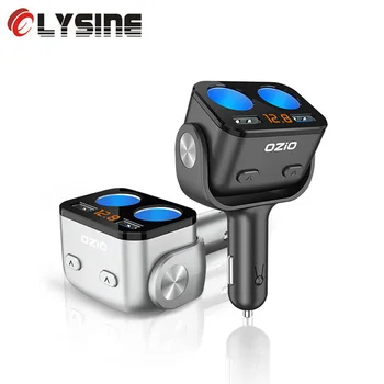 

Car Charger QC3.0 Fast Charging 3 in 1 for Car DVR Navigator Mirror DVRs Parking Monitors Phones Cigarette Hole Charger adapter