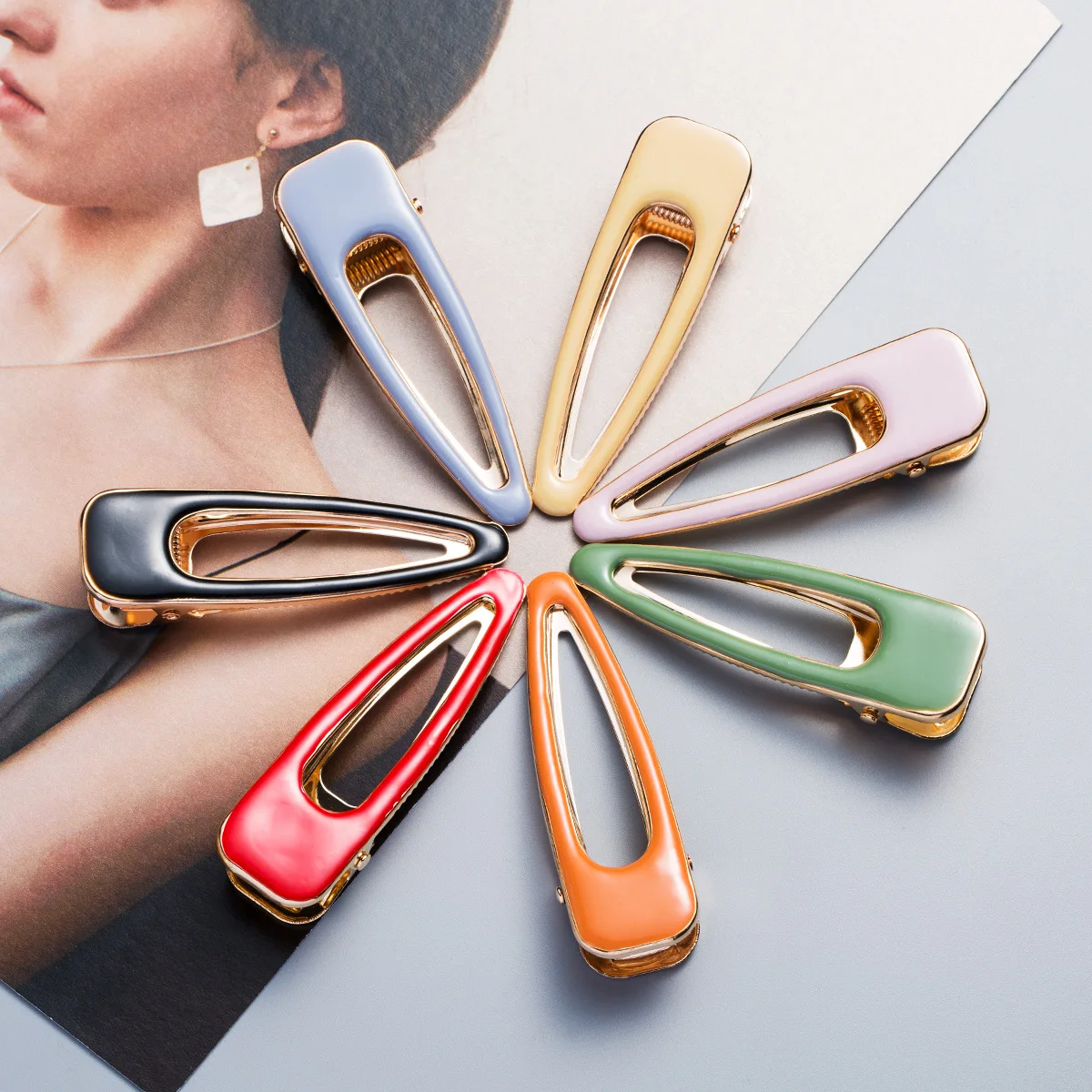 

Acrylic Alloy Hair Clip Hair Pins for Girl Hair Barrette Stick Lovely Hairpin Hair Styling Accessories for Women Headwear