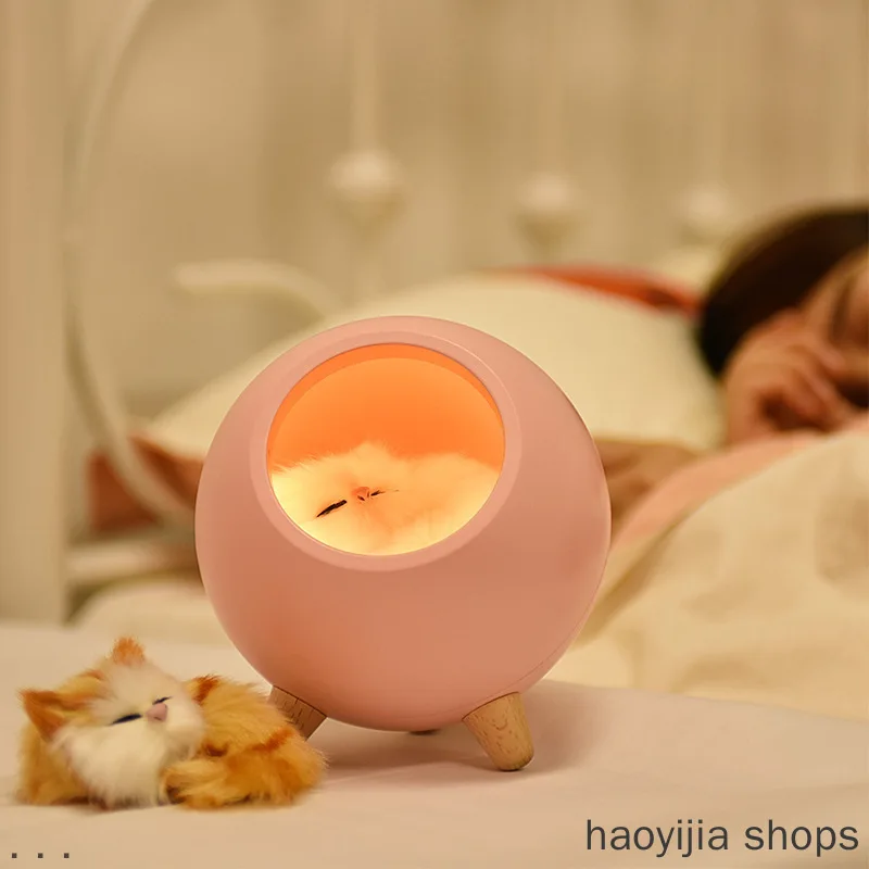 bionic cat умное затемнение атмосферный светильник светодиодный кошачий светильник USB сенсорный Ночной светильник модный светильник для гостиной спальни декоративный светильник