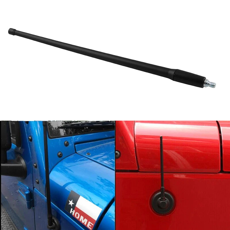

13 Inch Antenna Auto Radio FM Antena Signal Amplifier For Jeep Wrangler JK 2007-2017