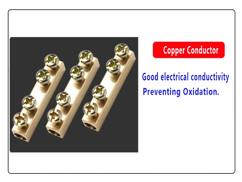 Description Picture 5 of itemTerminal Block High Power Wire Cable Connector I-Type Quick Electrical Wiring Junction Box I-16  2.5-16mm2 1000V 80A