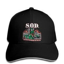 VTG S.O.D. бейсболка Реюньон STORMTROOPERS OF DEATH 1992 Топ Репринт USAsz snapback Кепка пиковая