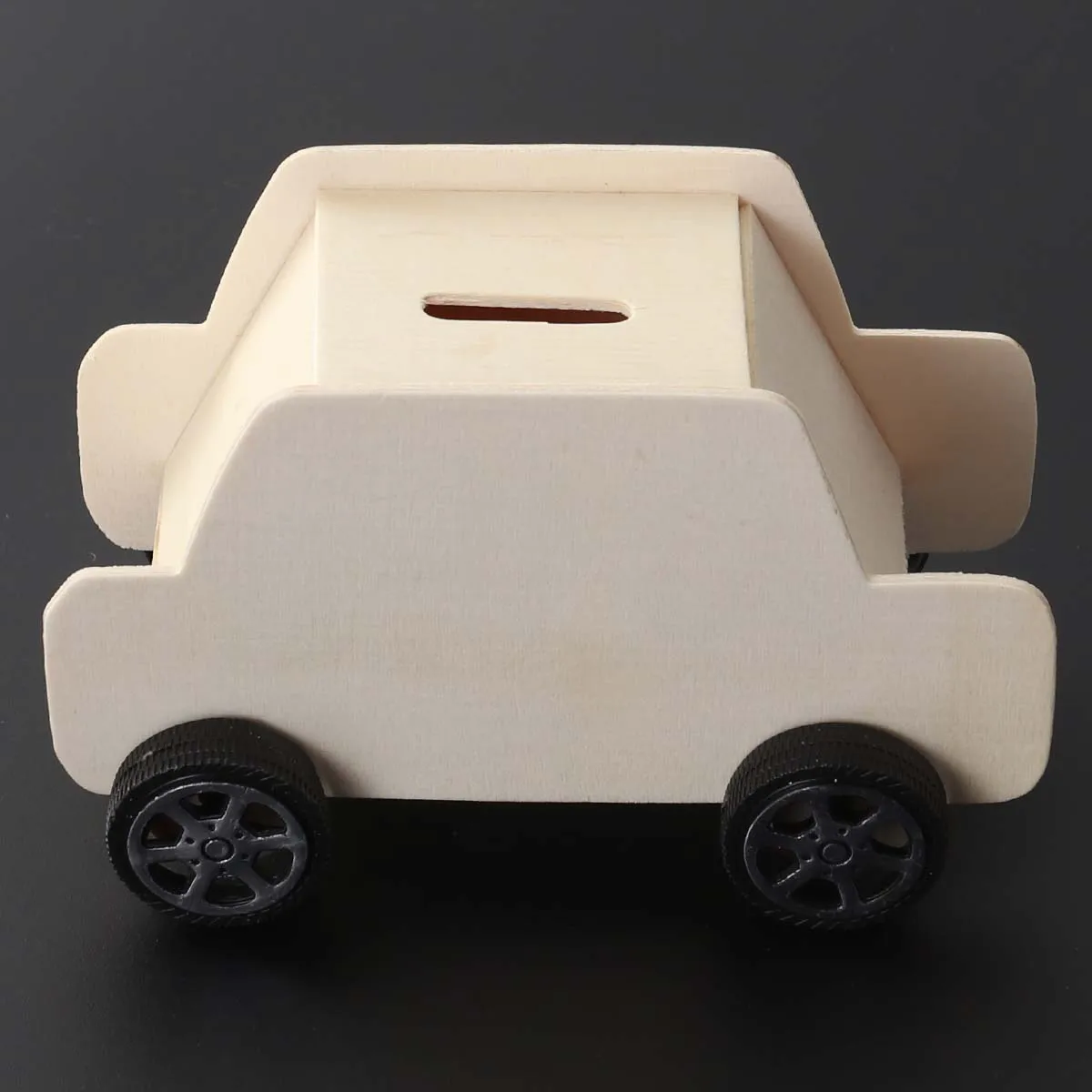 1 шт. DIY Неокрашенный креативный деревянный автомобиль в форме копилка для экономии денег модные игрушки