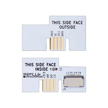 

Sd2sp2 Tf Sd Card Adapter For Gamecube Ntsc Serial Port 2-surface Gold Hq Enig