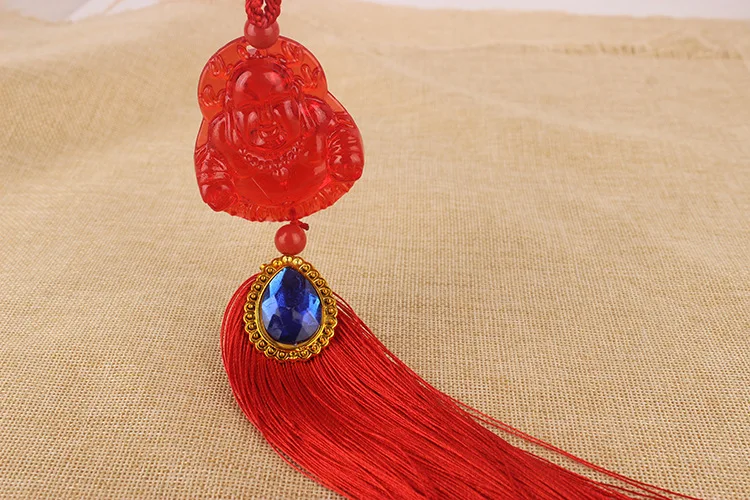Guanyin Buddha Resin di tan Hot Selling Gift Automobile Hanging Ornament Wander Source Wholesale Car Plastic Pendant