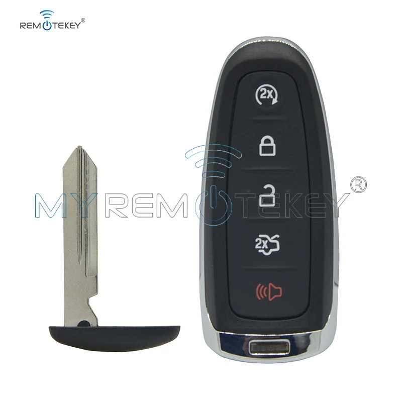 Remtekey 164-R8092 Smart key 5 button 315mhz 434mhz ID46 chip PCF7953 for FORD Explorer Edge M3N5WY8609 car remote key 2011-2018