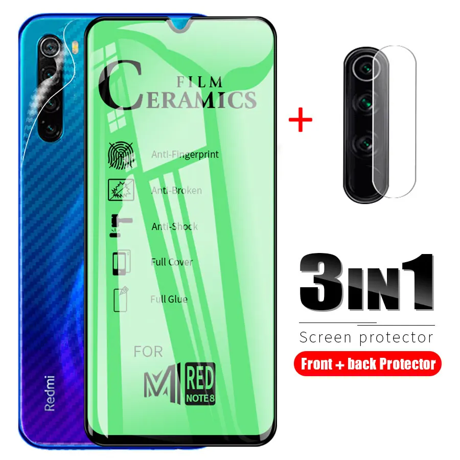 Мягкое керамическое закаленное стекло для Xiaomi Mi 9T Redmi Note 9 9s 8 7 Pro Max 8A 7A K20 A3 + камеры
