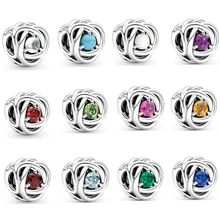 2022 HOT Sterling Silver Bead Fit  Luxury Bracelet Beadeds Pandora Charms Plata De Ley 925 DIY 100% Jewellry Gift Accessories