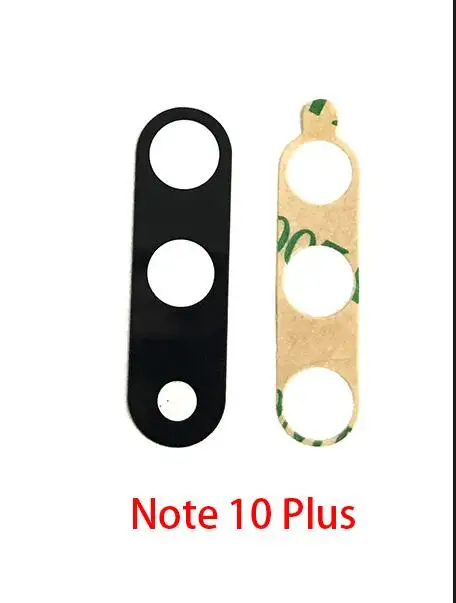 10 шт./лот, задняя камера, стеклянный объектив для samsung S8 S9 Plus S10e S10 5G Note 8 9 10, стекло для камеры с клеевым клеем - Цвет: Note 10 Plus