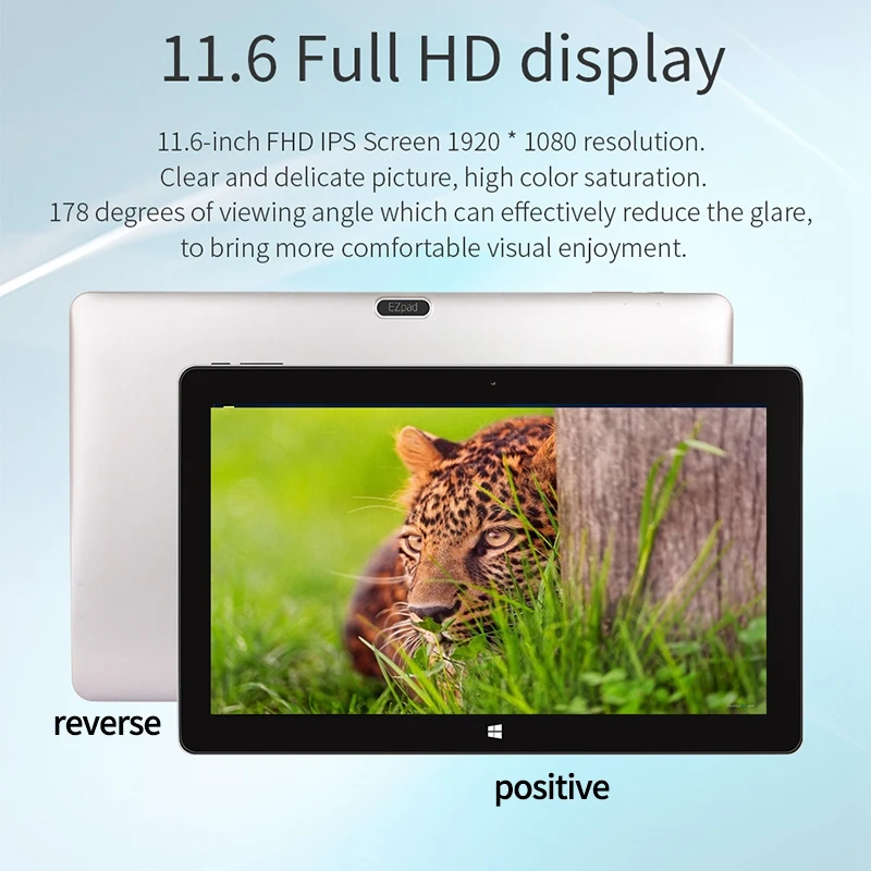 Планшет EZpad 6S Pro, 11,6 дюймов, ips, 1080 P, планшеты с сенсорным экраном, ПК Apollo Lake E3950, 6 ГБ+ 128 ГБ, 2 в 1, планшетный ПК с ключом