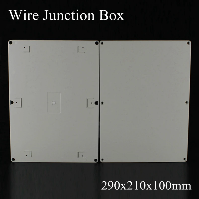 

290x210x100mm ABS IP65 Waterproof Plastic Wire Junction Box Distribution Enclosure Project Case Electronic Terminal Instrument