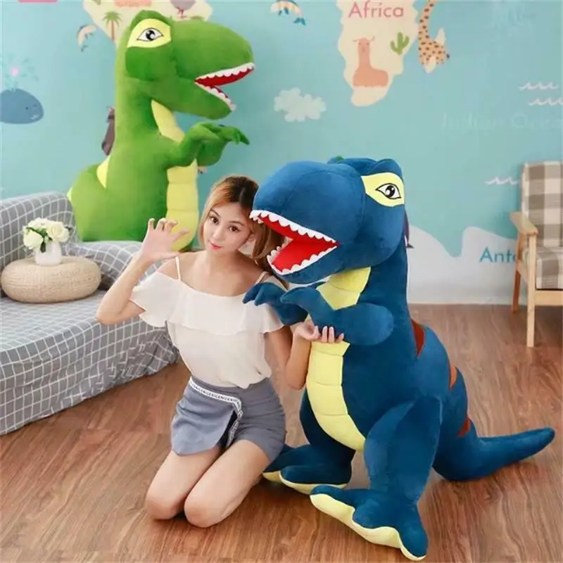 Большой тираннозавр, плюшевая игрушка, гигантский динозавр, кукла, Детская плюшевая игрушка в подарок