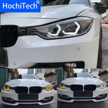 

for BMW 4 series F32 435i 428i 420d 420i 440i 430i White & Amber M4 Iconic Style LED Angel eyes kit halo ring Turn signal light