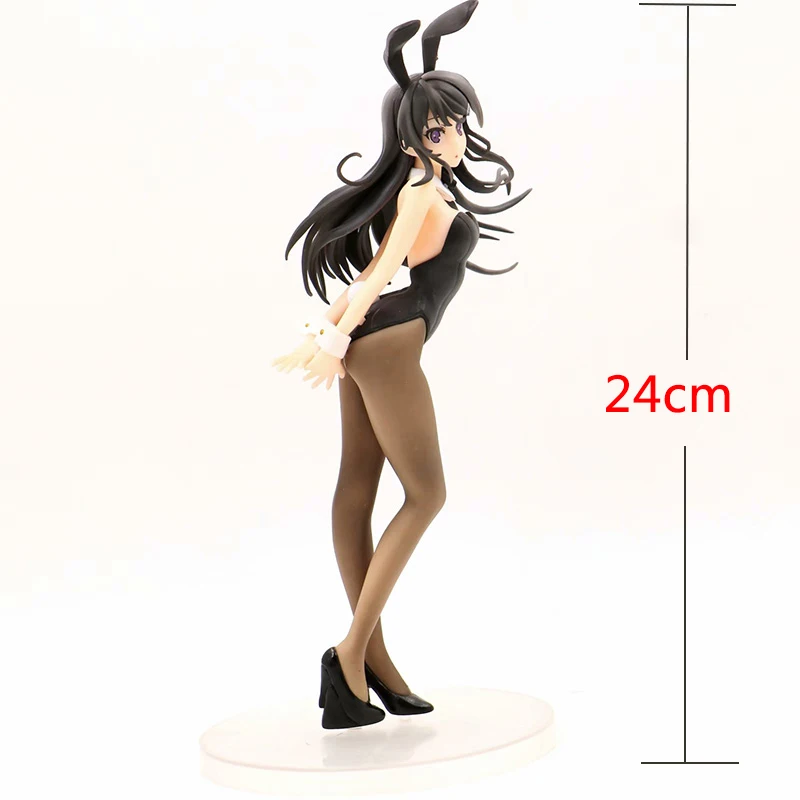Аниме Rascal Does Not Dream of Bunny Girl Senpai Sakurajima Mai фигурка сексуальные девушки аниме ПВХ