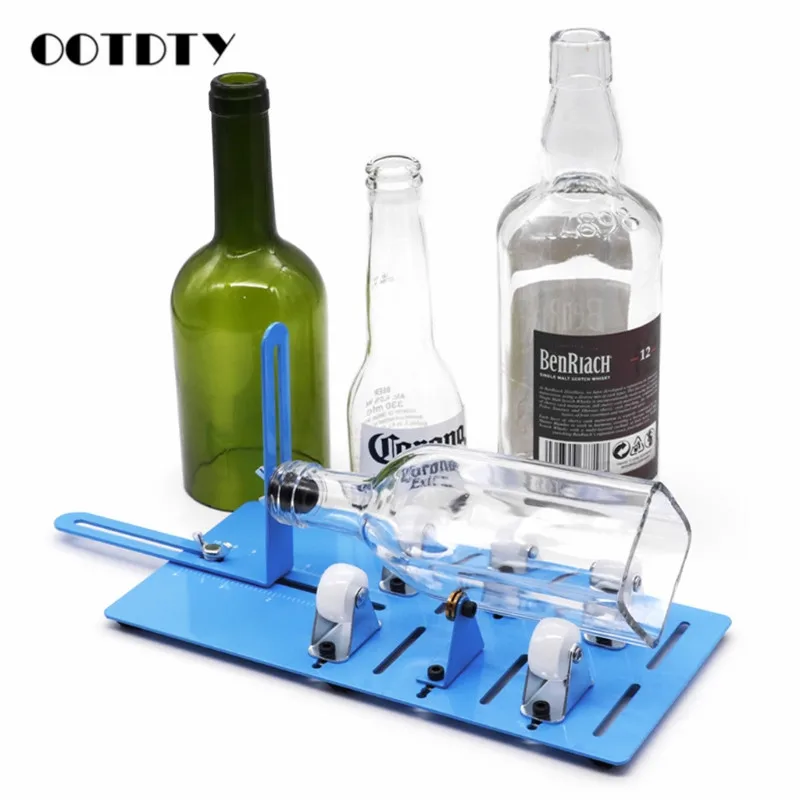 Adjustable DIY Glass Bottle Cutter Tool Square Round Wine Beer Cups Cutting  Machine