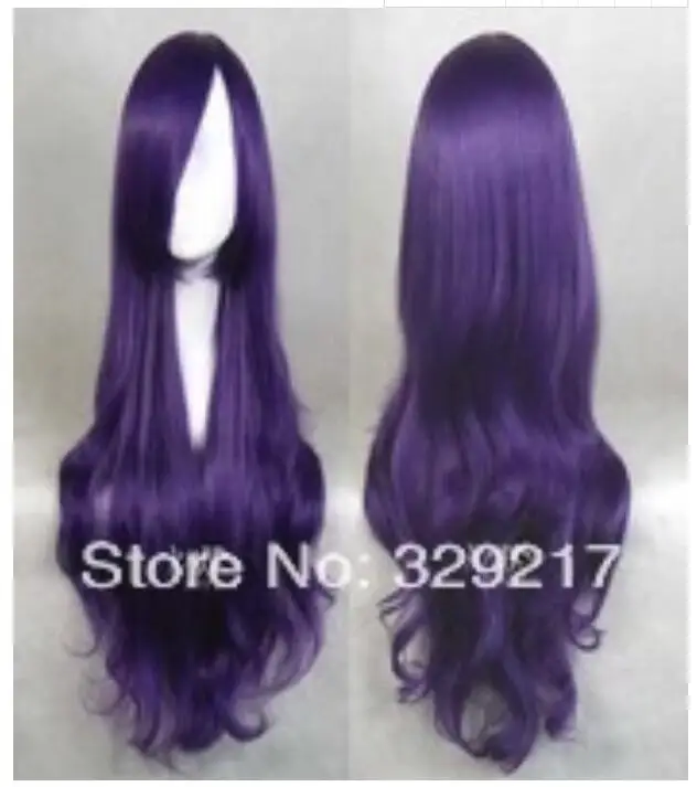 Подробная информация о длинных вьющихся париках 80 см длинные черные волосы