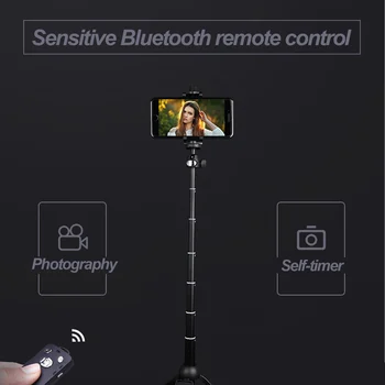 

Gosear Portable Extendable Foldable Bluetooth Selfie Stick Tripod Stand for Samsung Galaxy Huawei Xiaomi Gopro Sports Camera