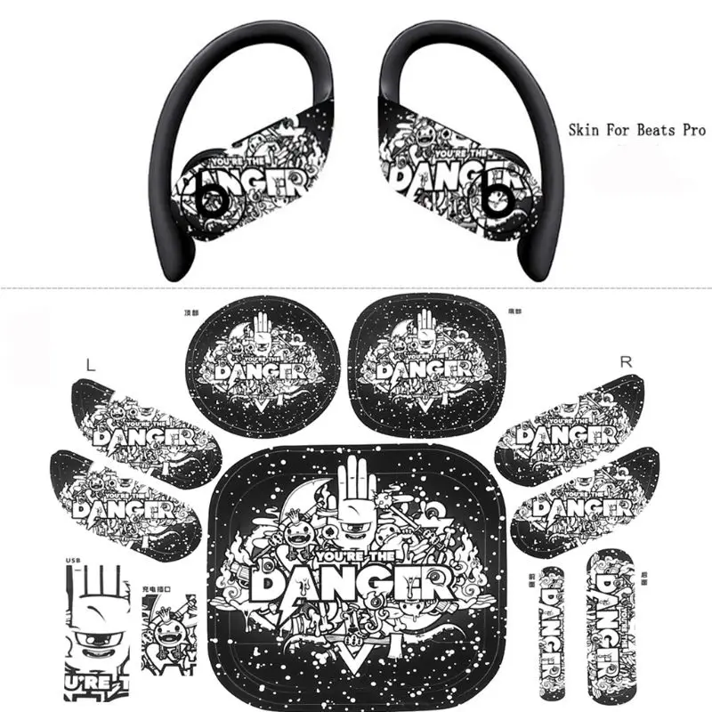 Новинка защита от стикеров Bluetooth для наушников декоративная гарнитура