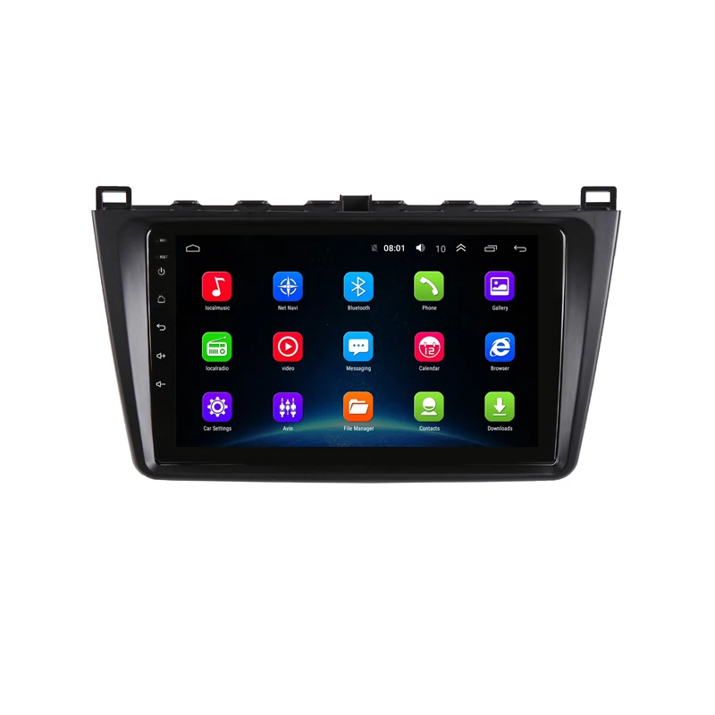 Cheap 9"2.5D IPS Android 9.1 Car DVD Multimedia Player GPS for Mazda 6 Ruiyi Ultra 2009-2011-2015 car radio DSP 32EQ stereo navigation 14