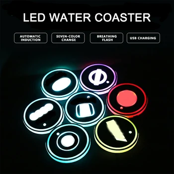 

Nstar 1pc Auto LED Colorful Water Coasters Car Drink Cup Holder Interior Decoration For Kia Ceed Rio Sportage Opel Astra Corsa