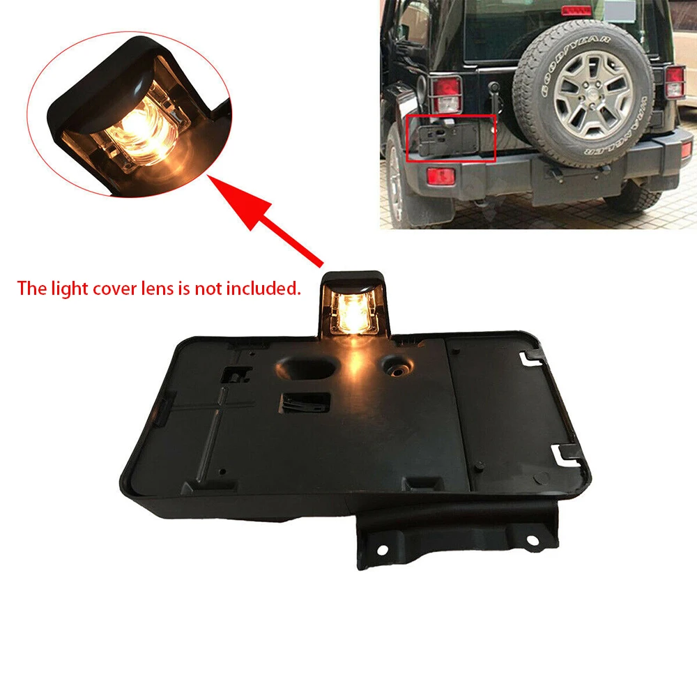 Задние номерные знаки скобы для крепления Черный для Jeep Wrangler JK 2007- 11233,07 68064720AA