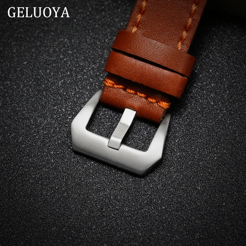 GELUOYA ремешок для часов из натуральной кожи для Apple Watch, ремешок серии 5/4, 44 мм, 40 мм, браслет на запястье для iwatch, 38 мм, 42 мм, ремешок для часов