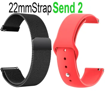 

For Xiaomi Huami Amazfit GTR 47mm/Pace/Stratos 3/2/2s Bracelet Watchband Milanese Stainless Steel/Silicone 22mm Watch Strap