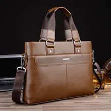 Высококачественные Деловые Сумки из искусственной кожи PU, мужской портфель для ноутбука 11, 12, 13, 13,3 дюймов, водонепроницаемый чехол для компьютера, мужские сумки через плечо