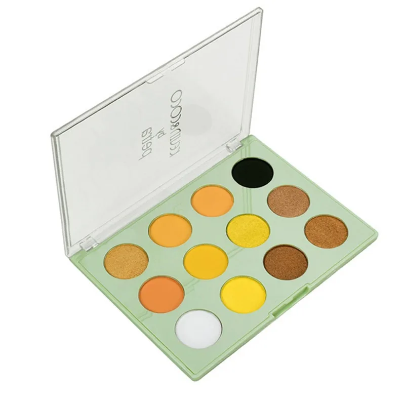12 Colors Matte EyeShadow Powder Waterproof Smudge-proof Shimmer Eyeshadow Palette
