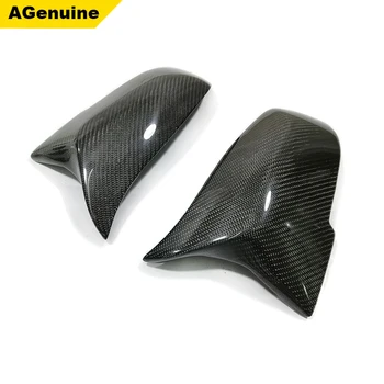 

Carbon fiber M replacement rearview mirrors caps back look mirror covers side wing mirror covers for BMW X1 2013 up