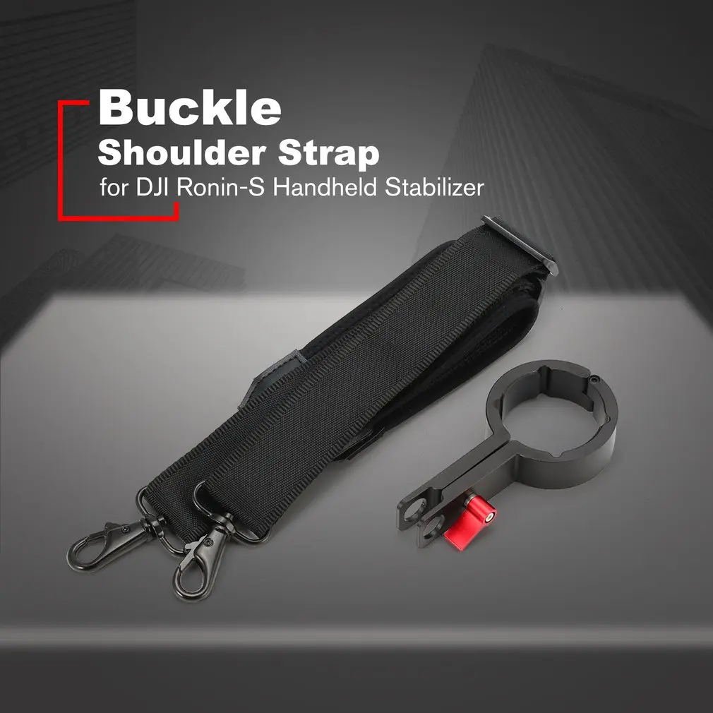 Handheld Camera Holder Hang Buckle Shoulder Strap Belt Clamp Sling for DJI Ronin-S Handheld Gimbal Stabilizer