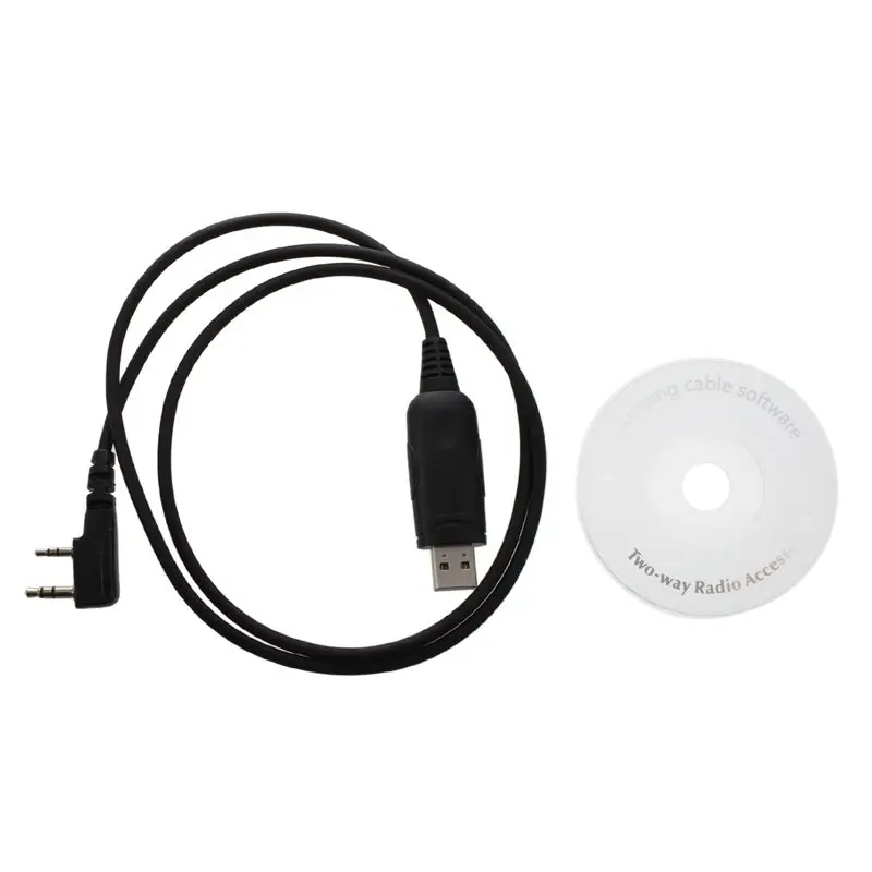 AAAE топ-USB кабель для программирования для Baofeng UV-5R UV-3R+ двухстороннее радио с компакт-диск с драйверами