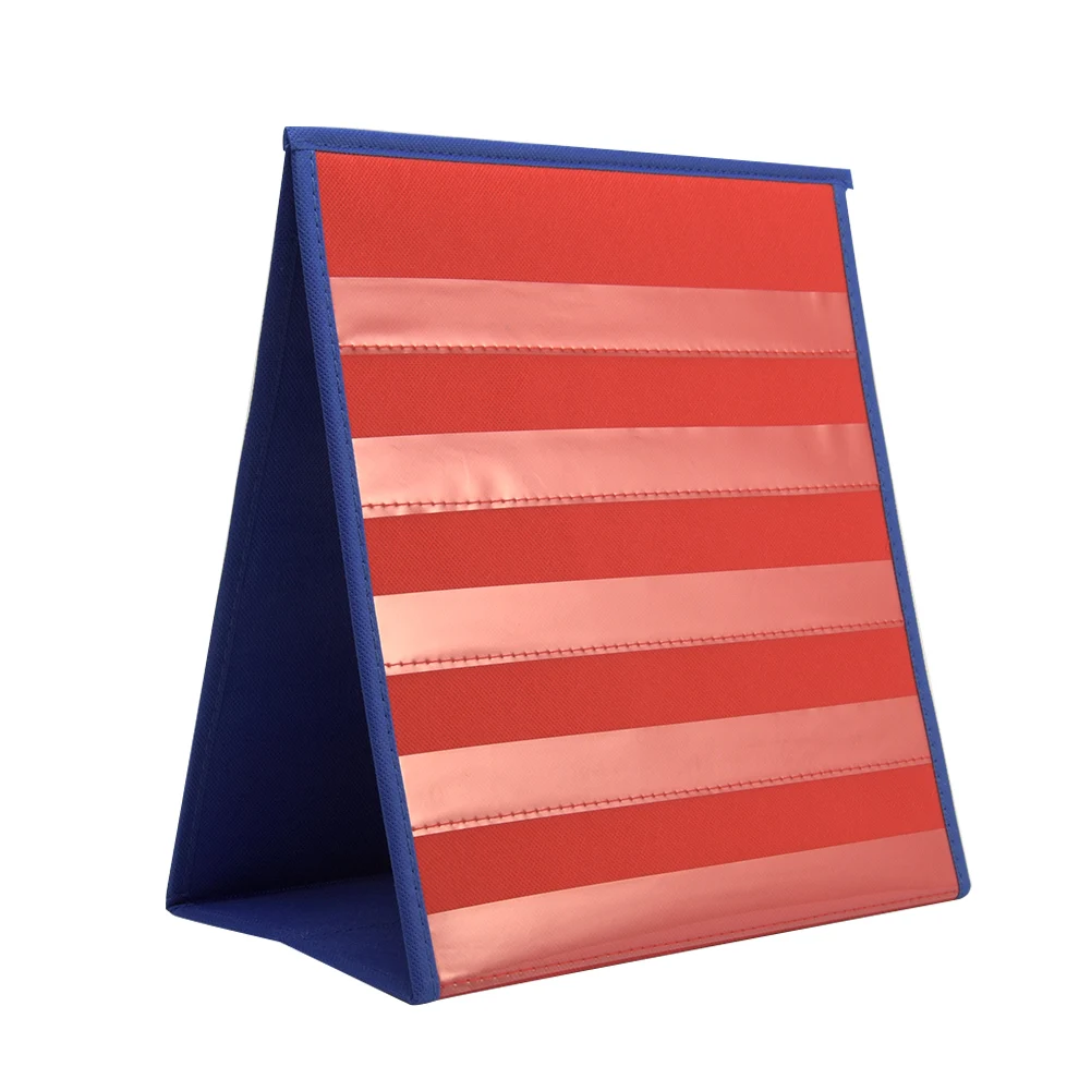  Self Standing Home Kindergarten Desk Study Two Tone Pocket Chart Folding Classroom Number Display F